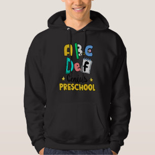 Alphabet Hi Back To School ABC Pre K Kindergarten  Hoodie