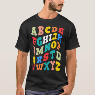 Alphabet Hi Back To School ABCs Pre K Kindergarten T-Shirt