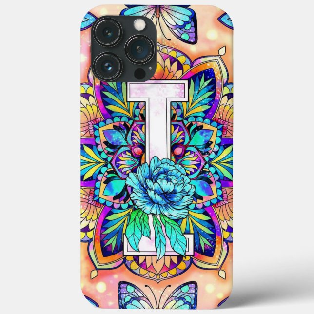 Alphabet I mandala  Case-Mate iPhone Case (Back)