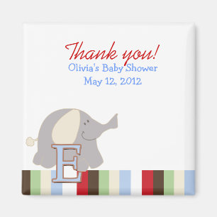 Alphabet Jungle Soup (Elephant ABC) Favour Magnet