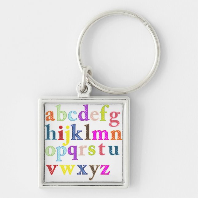 Alphabet Key Ring (Front)