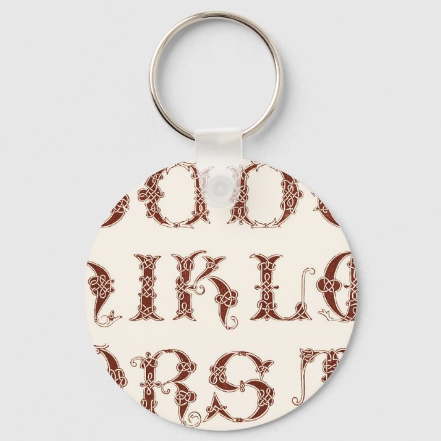 Alphabet Keychain (Front)