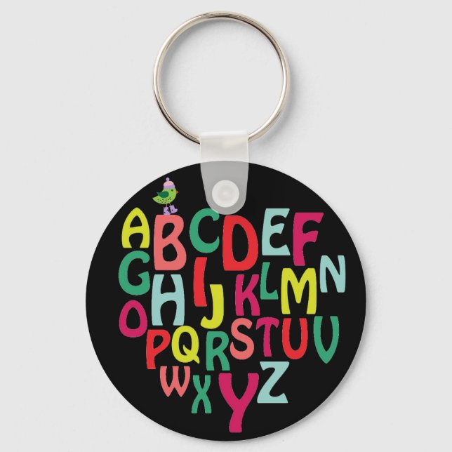 Alphabet Keychain (Front)