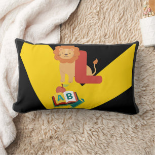 Alphabet, kids lumbar cushion