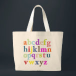 Alphabet Large Tote Bag<br><div class="desc">Alphabet</div>