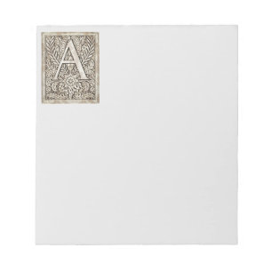 Alphabet Letter A Notepad