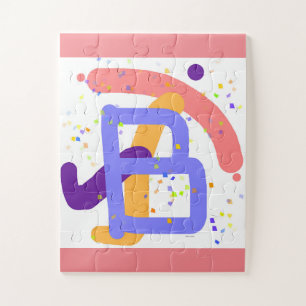 ALPHABET LETTER B JIGSAW PUZZLE