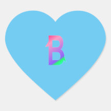Alphabet letter B sticker.
