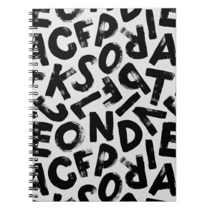Alphabet Letter Pattern Notebook