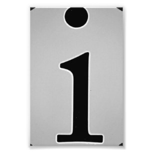 Alphabet Letter Photography I5 Black and White 4x6 Photo Print
