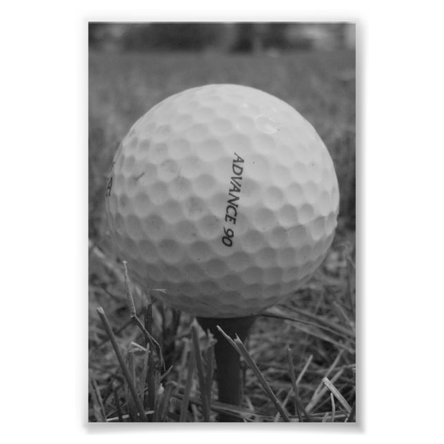 Alphabet Letter Photography O1 Black and White 4x6 Photo Print (Front)