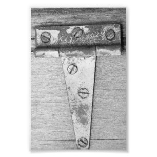 Alphabet Letter Photography T5 Black and White 4x6 Photo Print