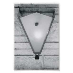 Alphabet Letter Photography V2 Black and White 4x6 Photo Print