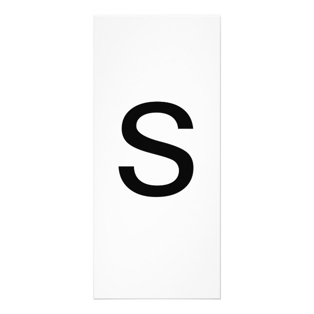 Alphabet Letter S Learning Education Card (Front)