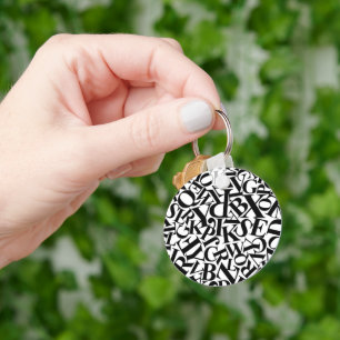 Alphabet Letters Key Ring