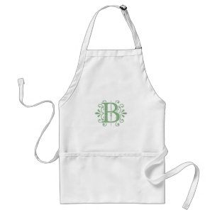 Alphabet letters - letter B - white Standard Apron