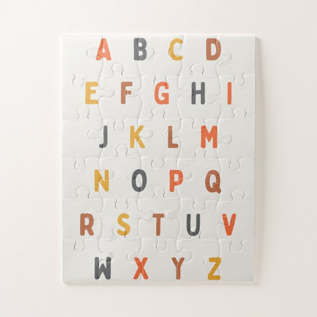 alphabet. letters.Puzzle Kids Oversized Jigsaw Puzzle (Vertical)