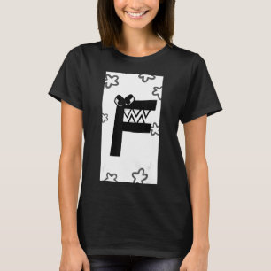 Alphabet Lore F Letter For Boys Alphabetical Match T-Shirt