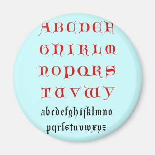 Alphabet  Magnet