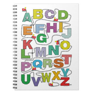 Alphabet Maze Puzzles Railroad Notebook