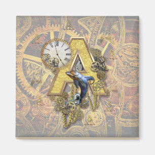 Alphabet, Monogram A Magnet