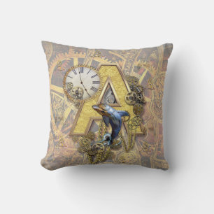 Alphabet-monogram capital-letter A Cushion