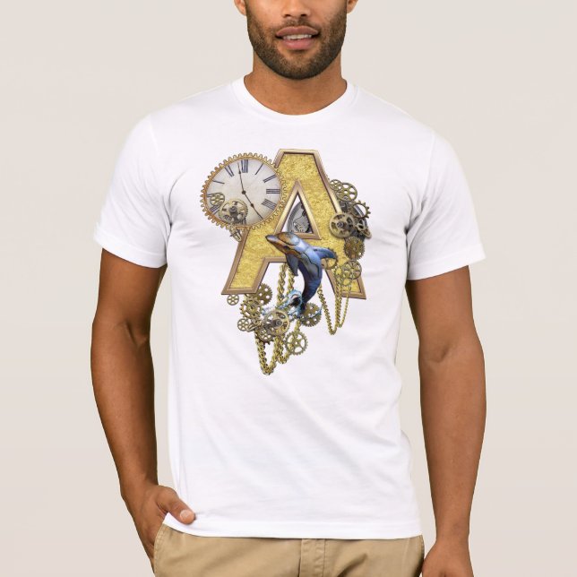 Alphabet-monogram capital-letter A T-Shirt (Front)