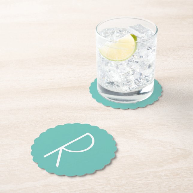 Alphabet Monogram Coaster (Insitu)