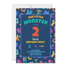 Alphabet Monsters Birthday Little Monster Add Age