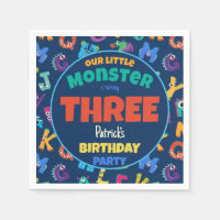 Alphabet Monsters Birthday Little Monster Add Age