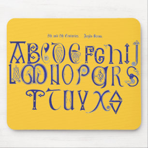 Alphabet Mouse Pad