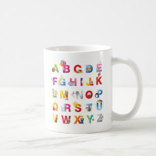 alphabet mug
