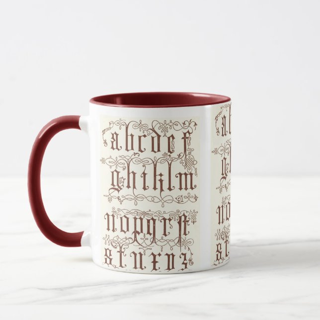 Alphabet Mug (Left)