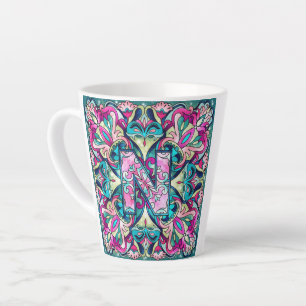Alphabet N Latte Mug