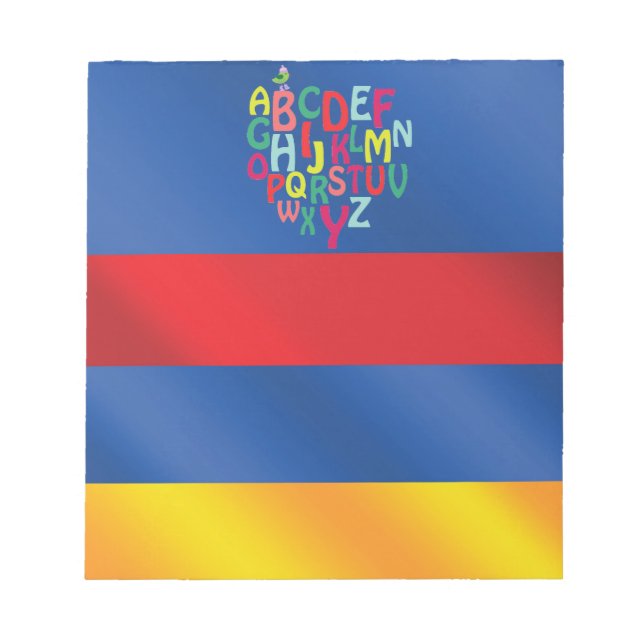 Alphabet Notepad (Front)