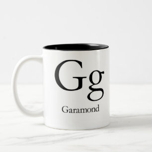 Alphabet Of Typography Mug -  Garamond