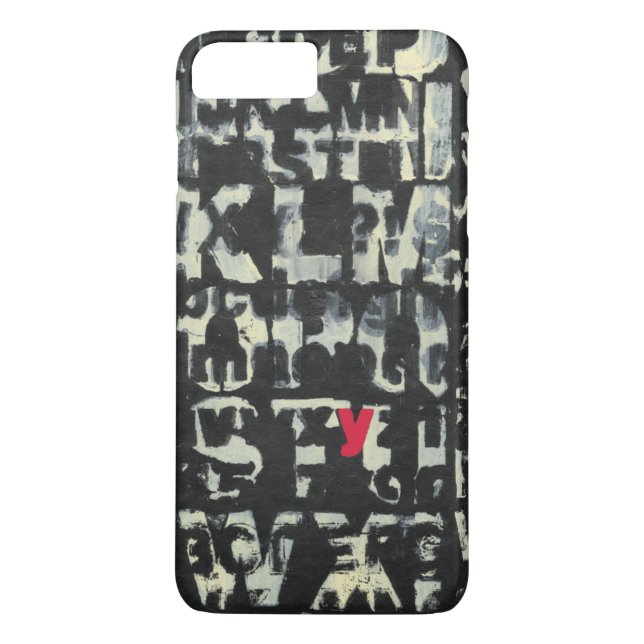 Alphabet Painting by Norman Wyatt Case-Mate iPhone Case (Back)