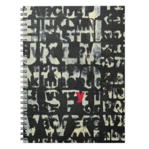 Alphabet Painting by Norman Wyatt Notebook