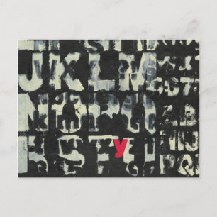 Alphabet Painting by Norman Wyatt Postcard