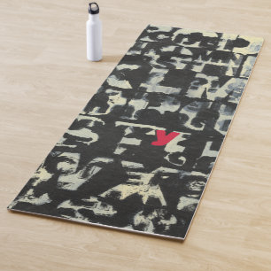 Alphabet Painting by Norman Wyatt Yoga Mat