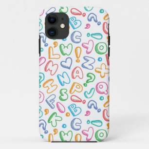 alphabet pattern iPhone 11 case