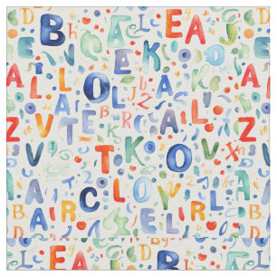 Alphabet Pattern  Fabric