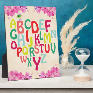 Alphabet Plaque