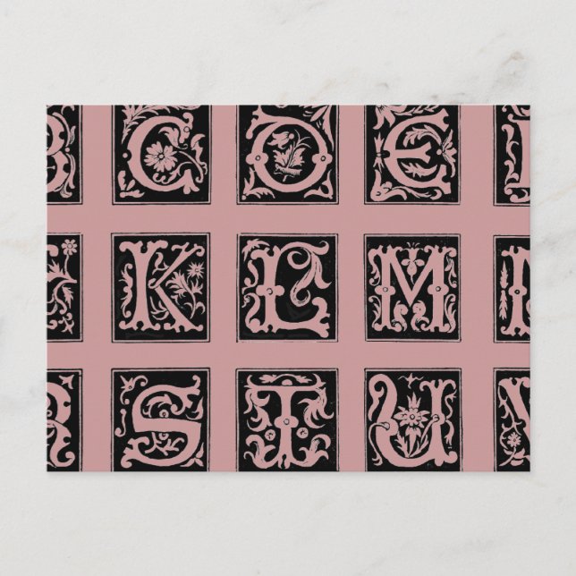 Alphabet Postcard (Front)