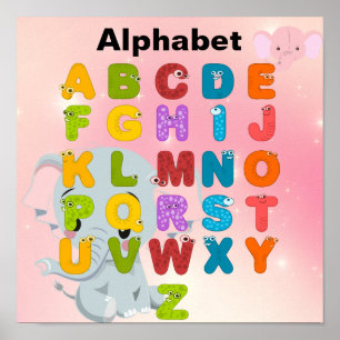 Alphabet  poster