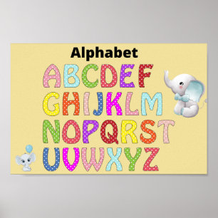 Alphabet   poster