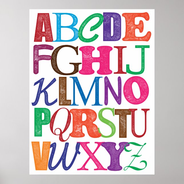 Alphabet Poster (Front)