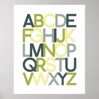 Alphabet Poster