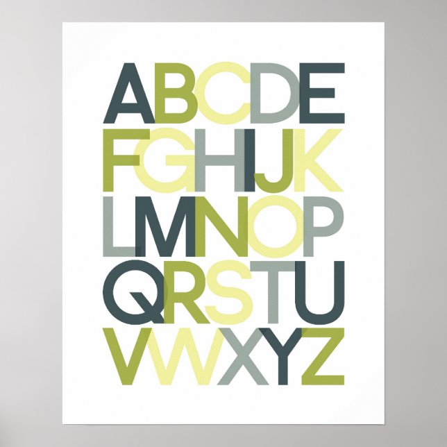 Alphabet Poster (Front)