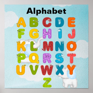 Alphabet  poster
